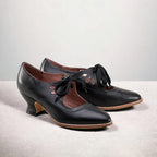 Lilly™ | Elegant Vintage Leather Heels