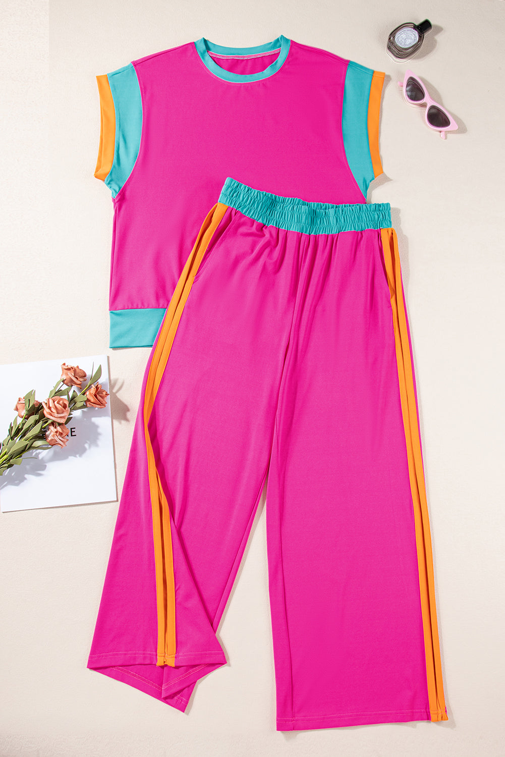 Detail Casual Two-piece Set