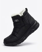 Odile™ | Quilted side-zip faux-fur winter ankle boots