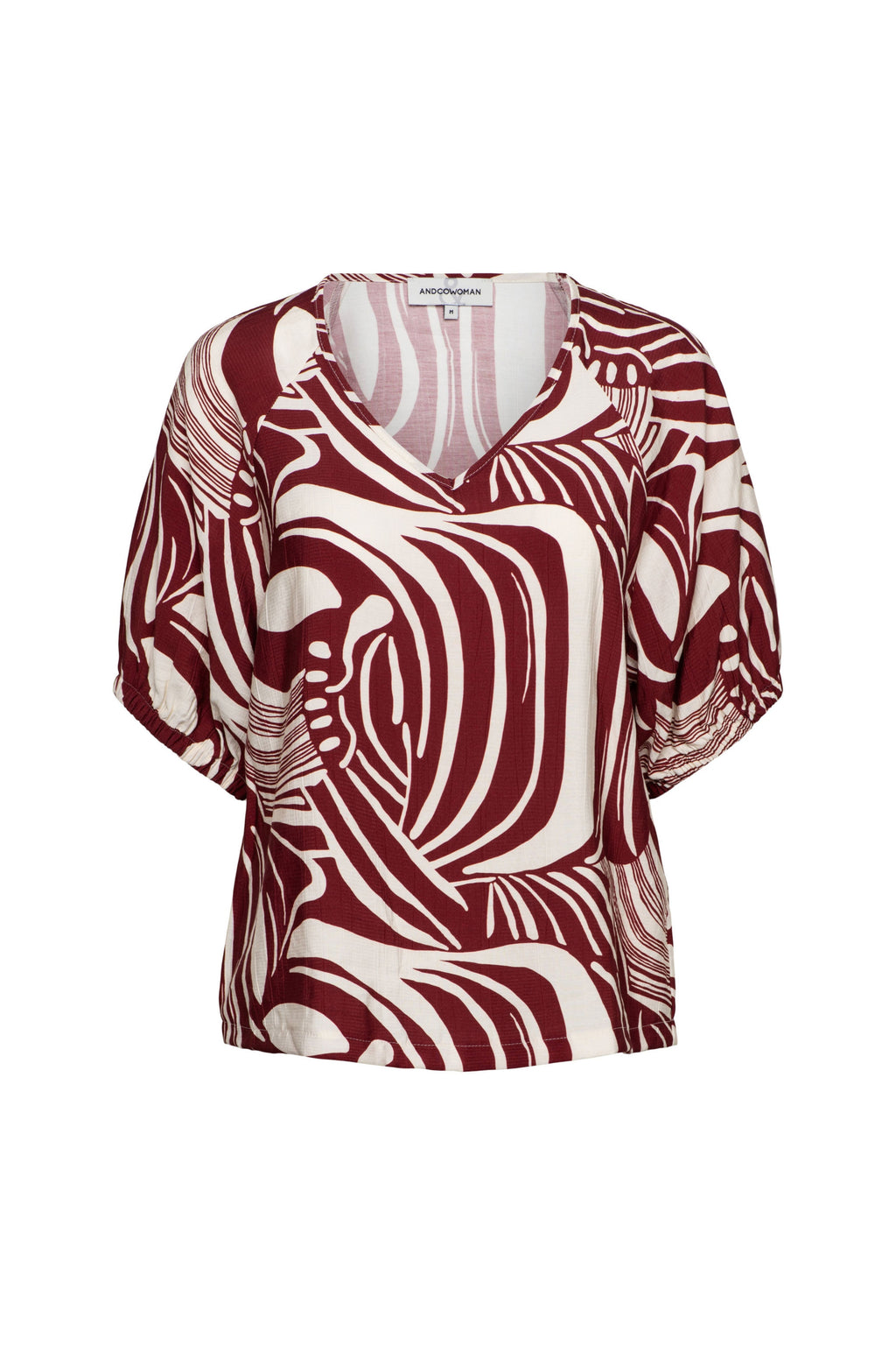 Top Amelie Weave Claret Multi TO375