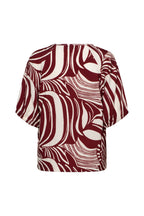 Top Amelie Weave Claret Multi TO375