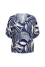 Top Amelie Weave Blue Multi TO375