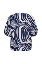 Top Amelie Weave Blue Multi TO375