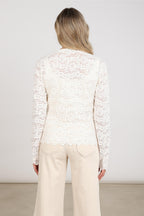Top Wies Lace Offwhite NKF01099