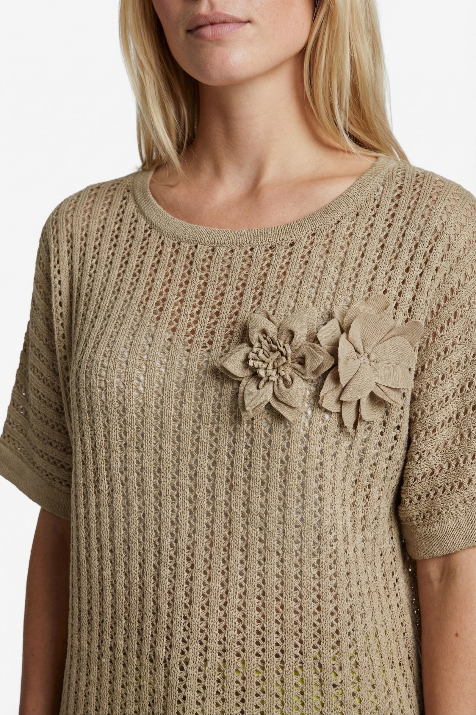 Top Vanja Knitting Nude Oat