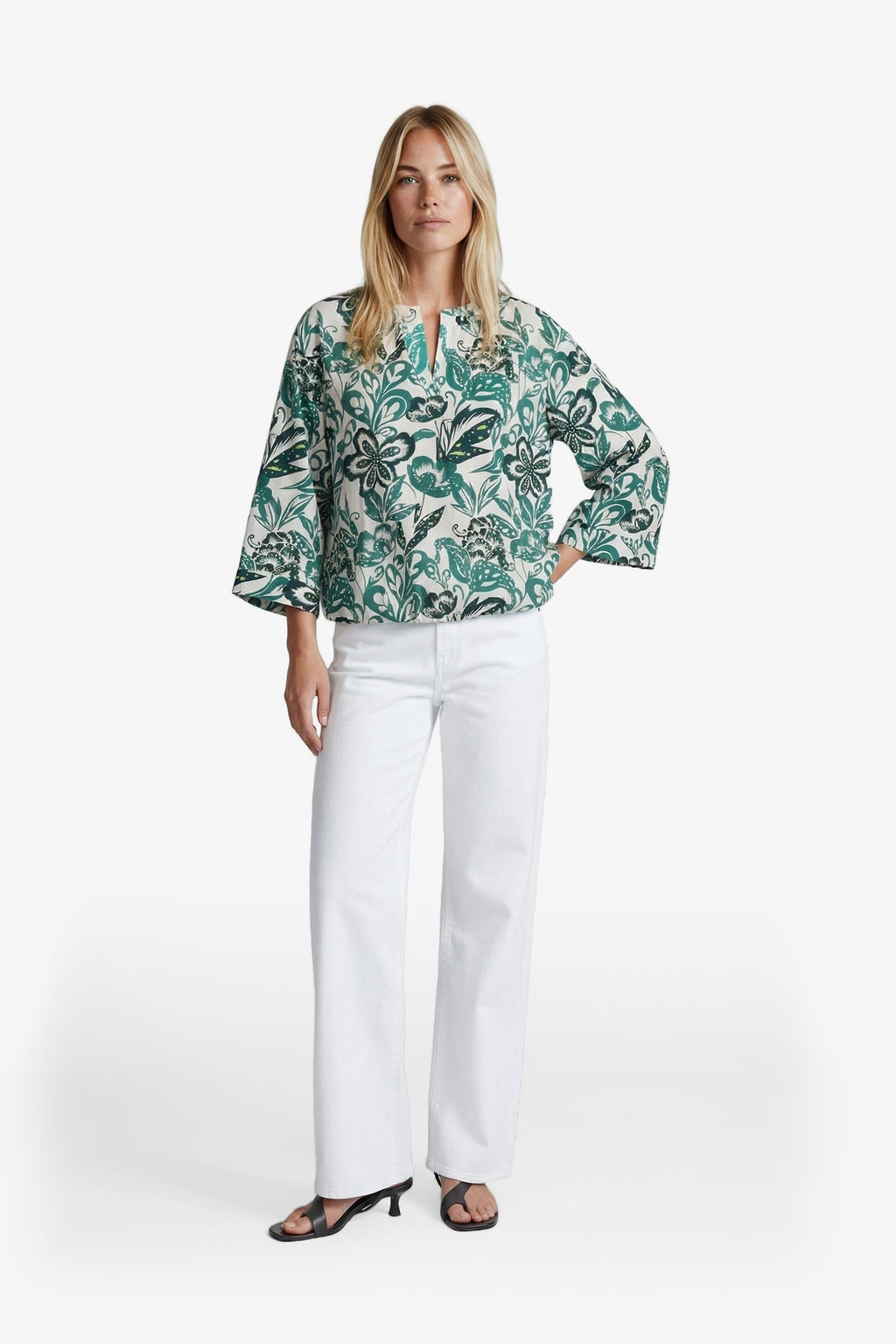 Top Wilhelmine Sand Vintage Green