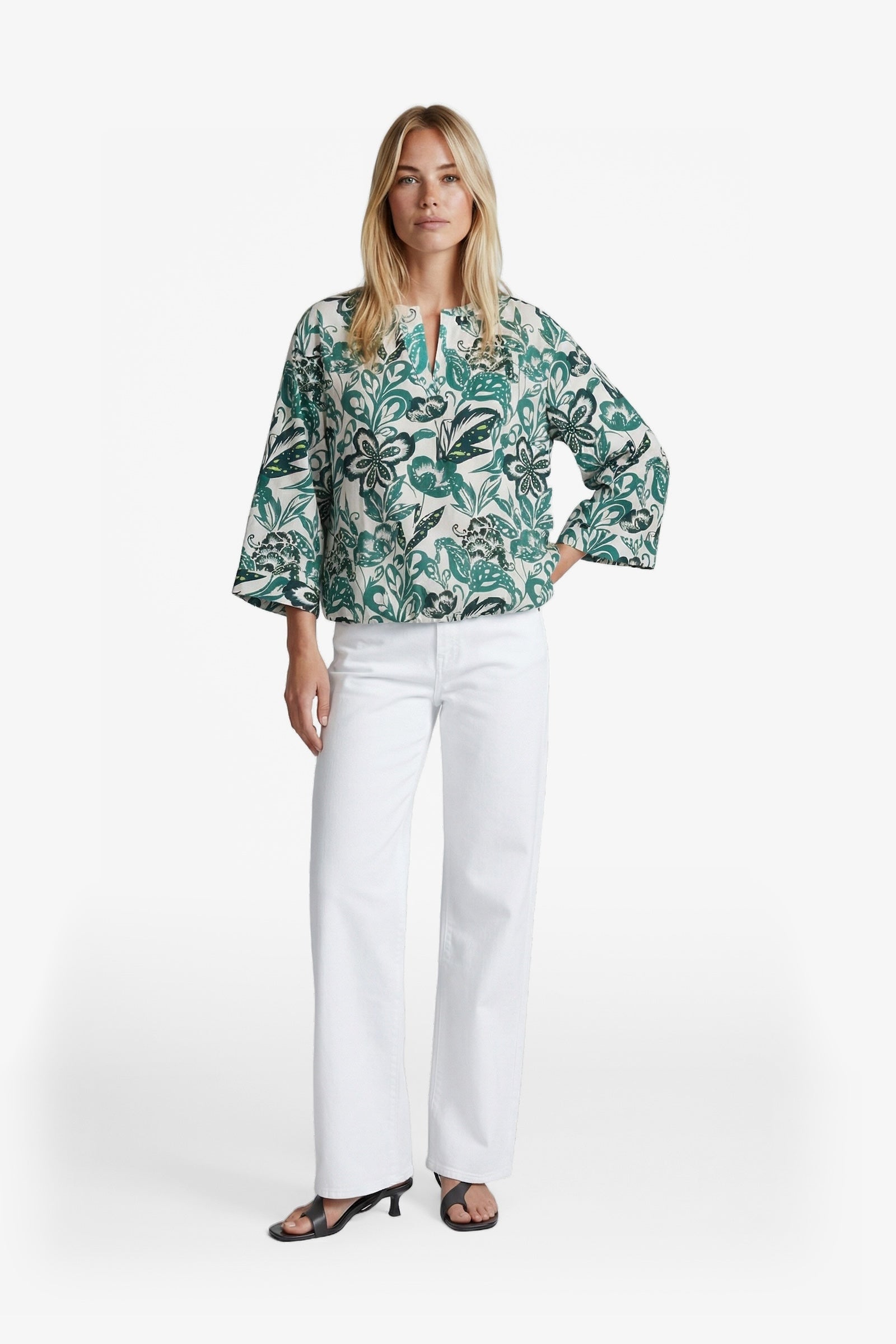 Top Wilhelmine Sand Vintage Green