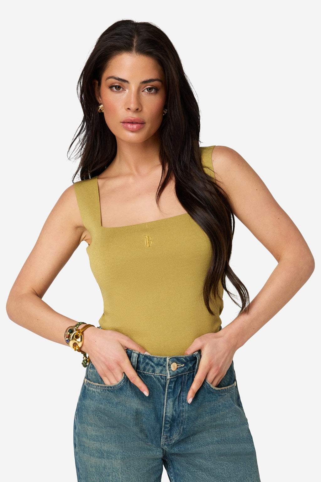 Top Kara Gold Green