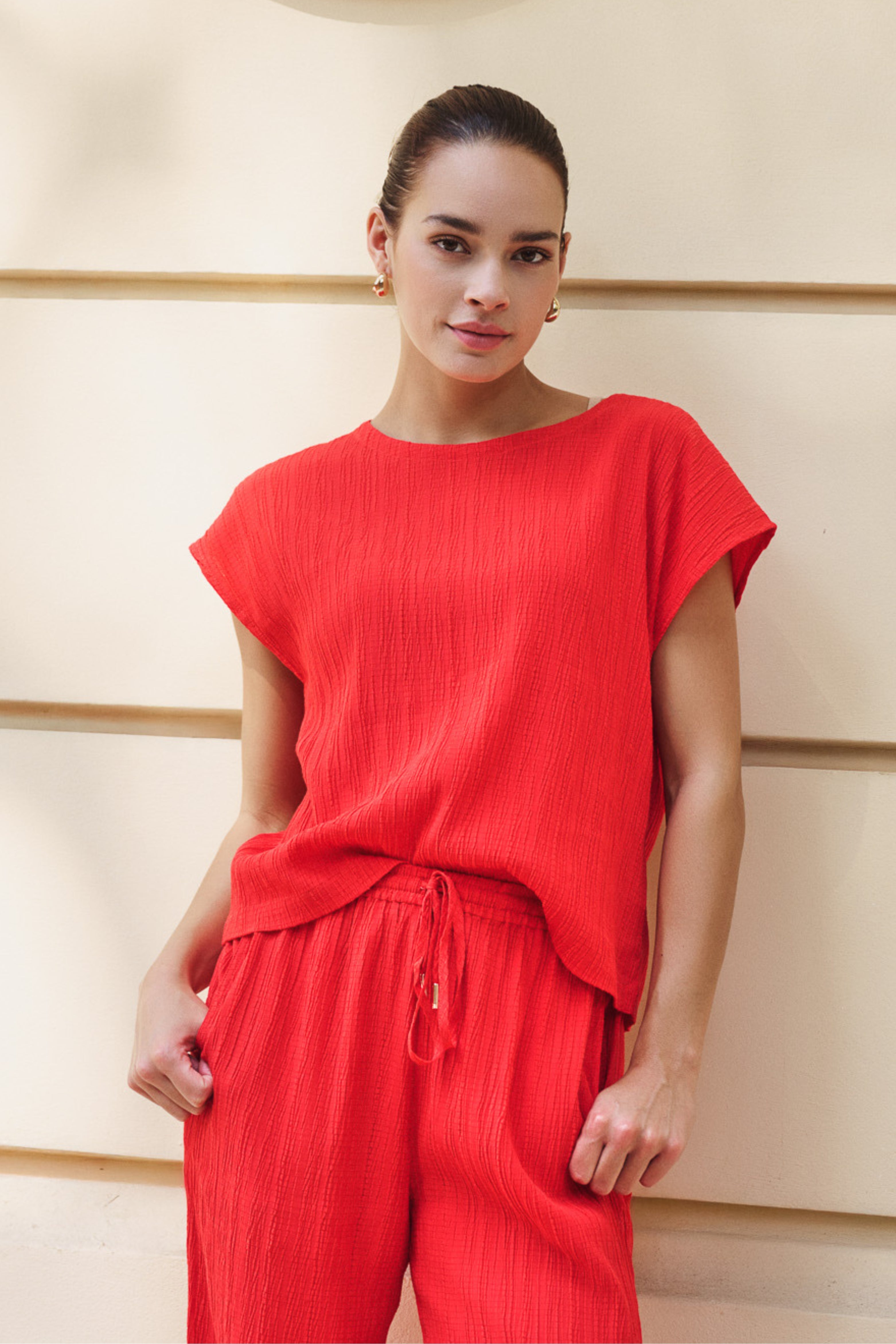 Top Fancy Crinkle Red HS26.10234