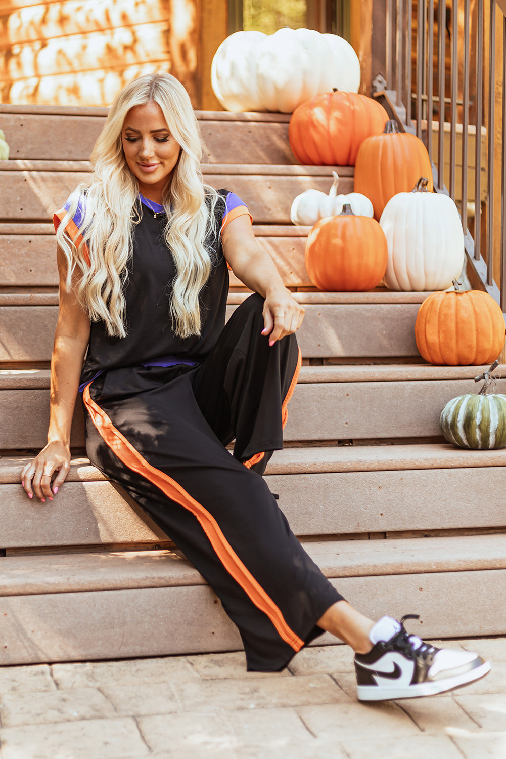 Detail Casual Two-piece Outfit
