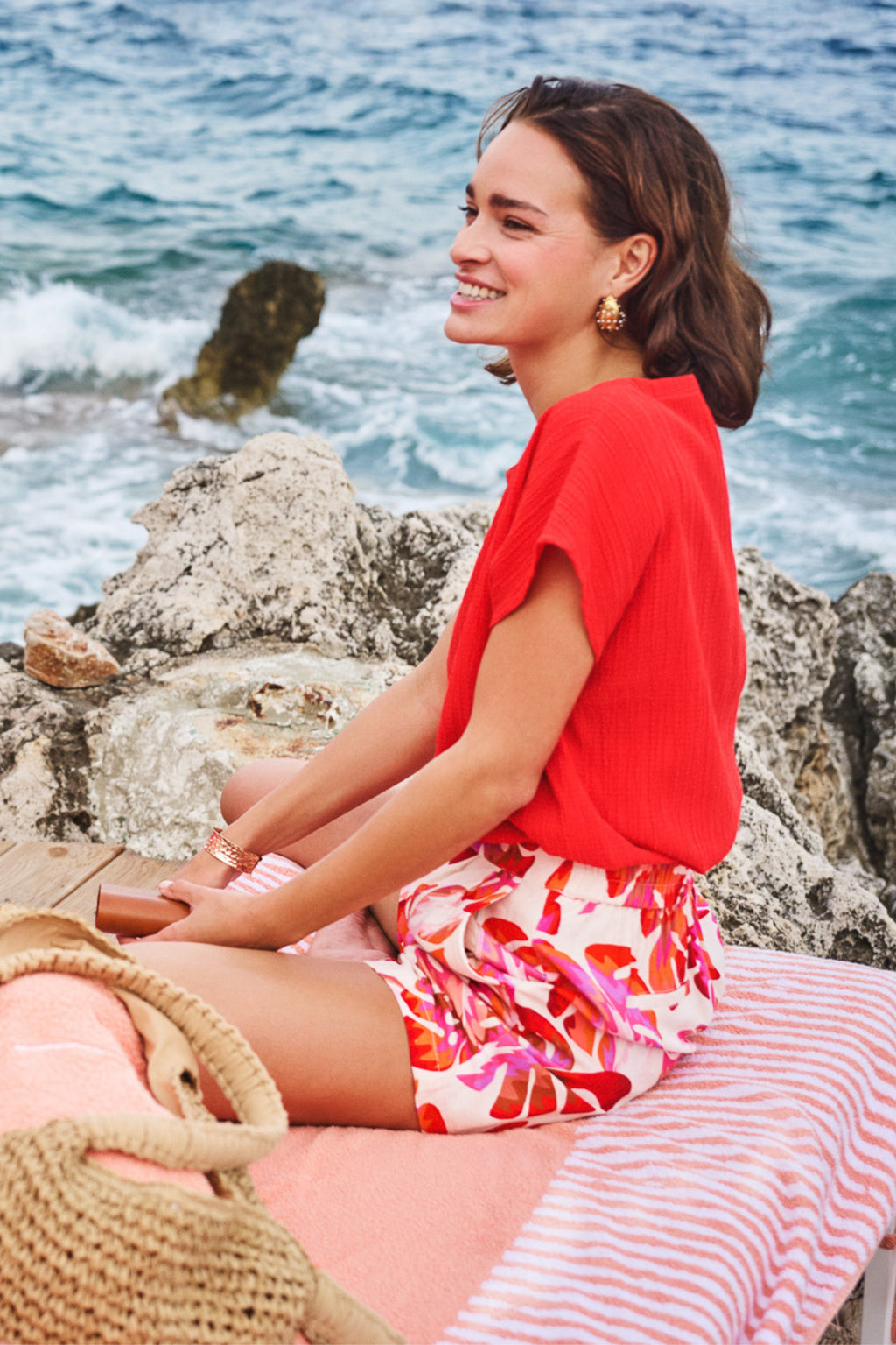 Top Fancy Crinkle Red HS26.10234