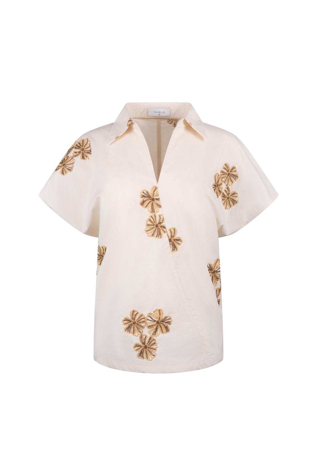 Top Daniek Embroidery Offwhite Fango NKS01125