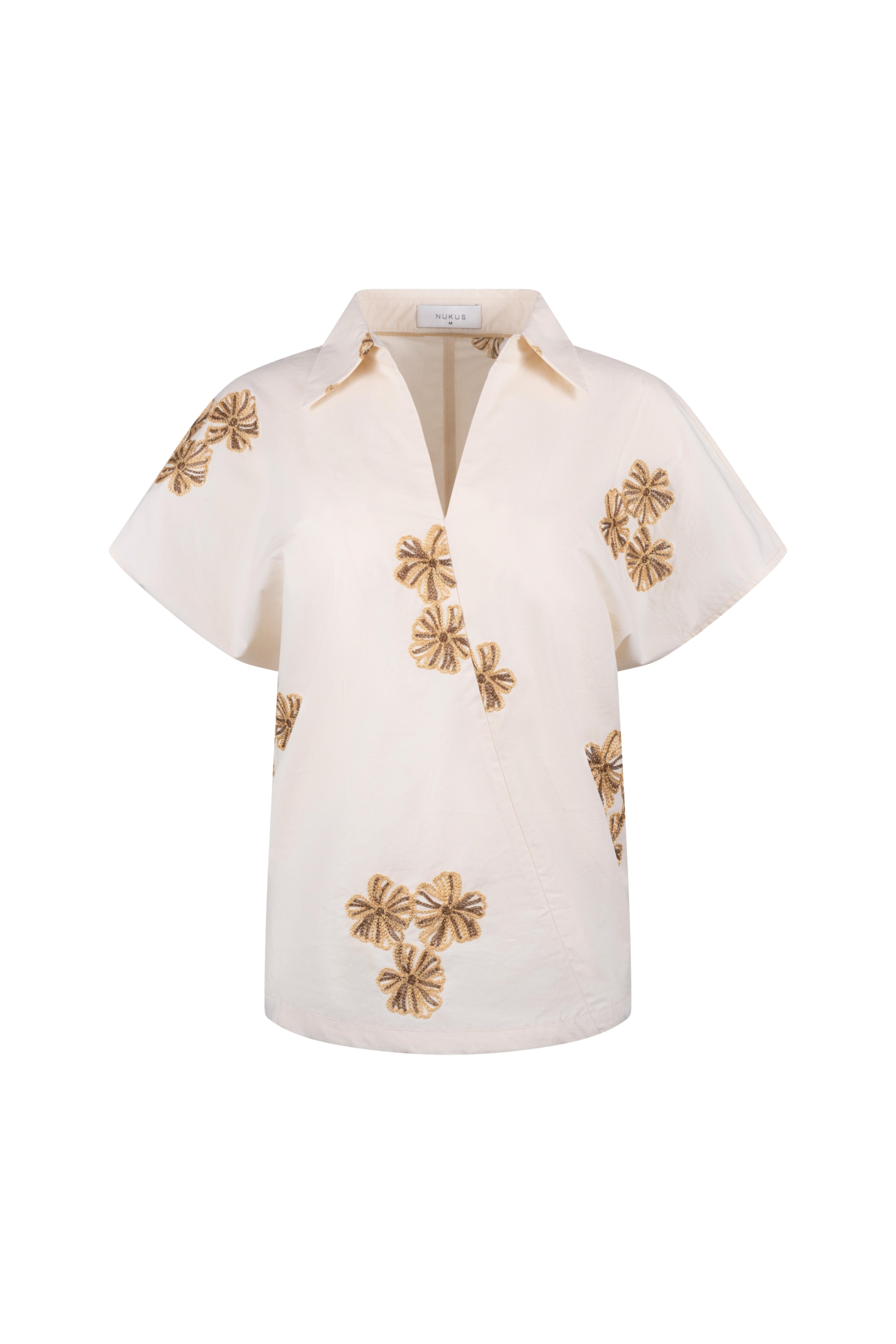 Top Daniek Embroidery Offwhite Fango NKS01125