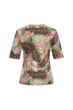 Travel Top Pencil Branches Print Olive 202271