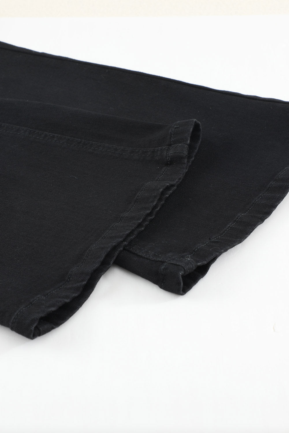 Wash Vintage Black Wide Leg Jeans