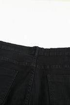 Wash Vintage Black Wide Leg Jeans
