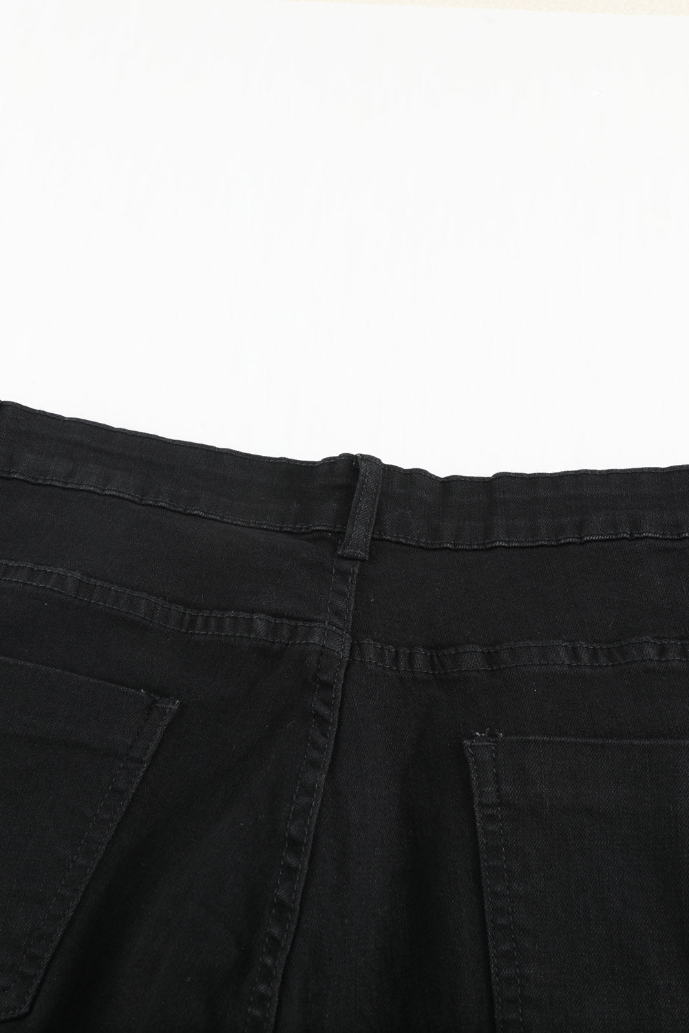 Wash Vintage Black Wide Leg Jeans