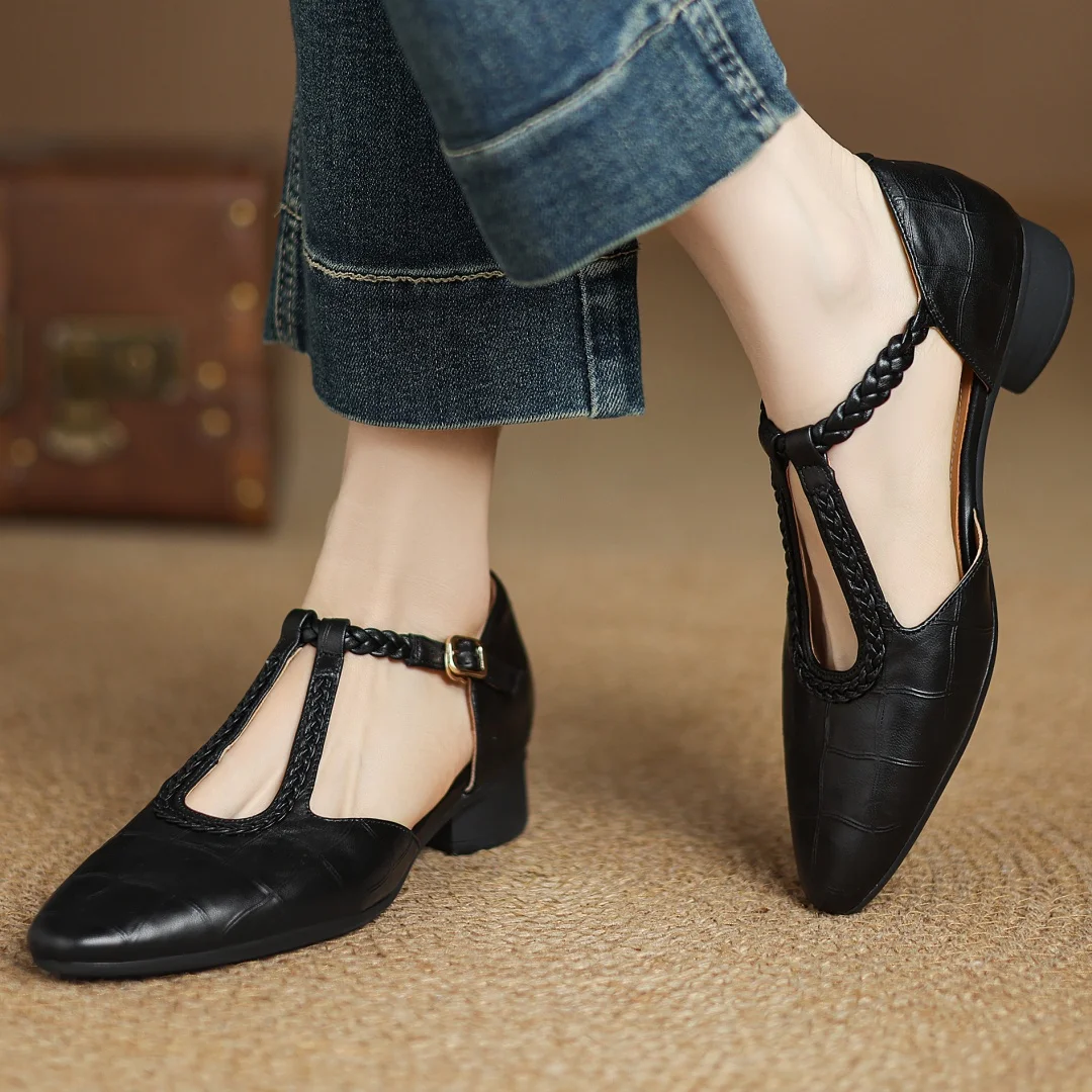 Veronica™ | Elegant Leather Sandals
