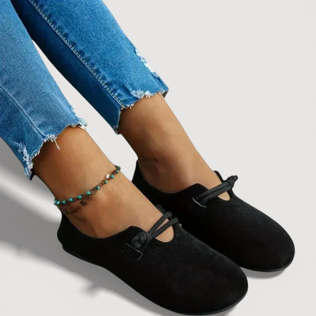 SuedeWalk™ | Women's Orthopedic Suede Flat Loafers
