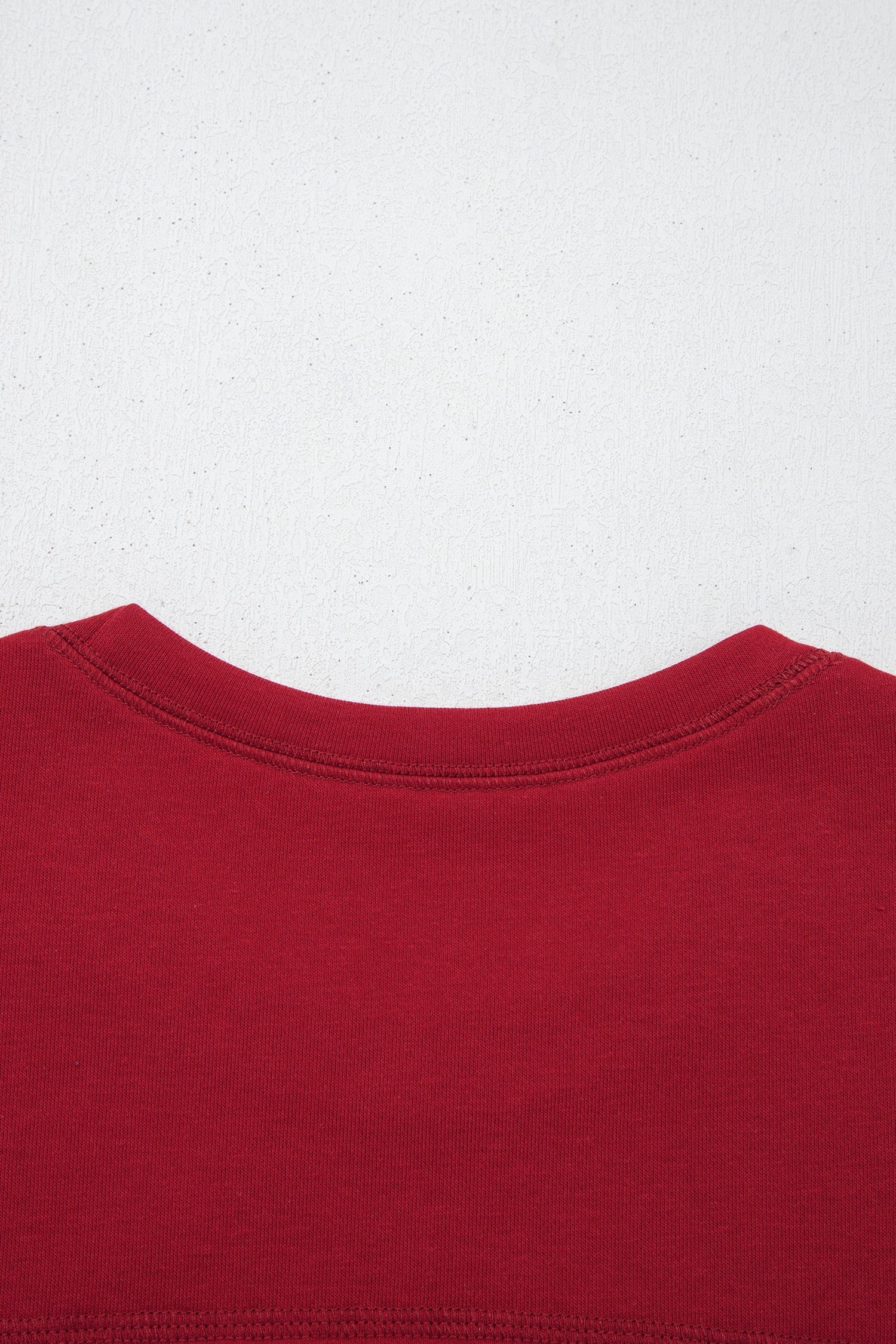 Racing Red Drop Shoulder Boxy Tee and Barrel Pants Set