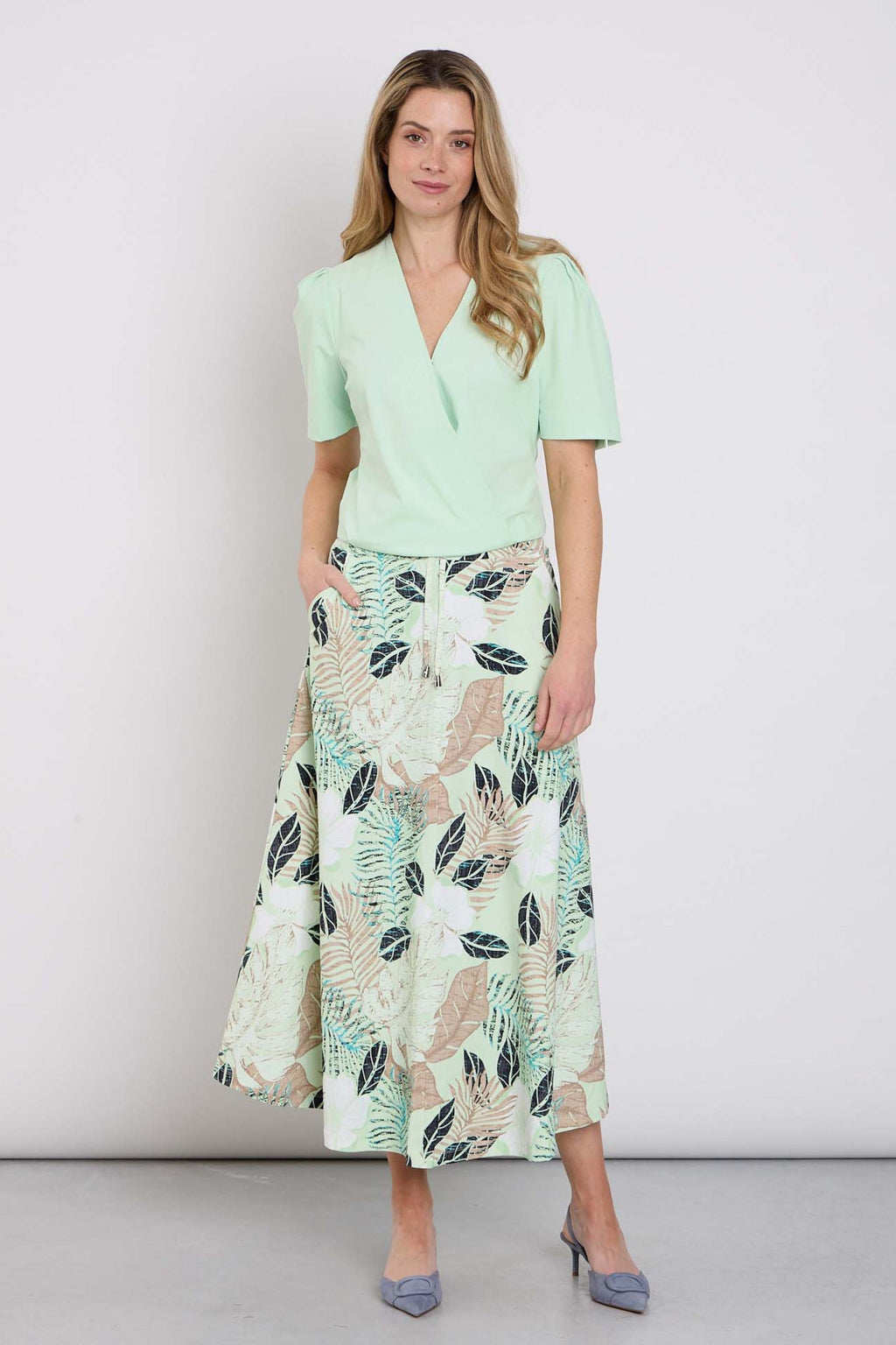 Travel Top Wrap Pistachio 202838