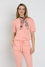 Travel Top Wrap Peach Amber 202838