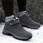 Benedetta™ | Plush-lined hook-and-loop lace-up hiking ankle boots
