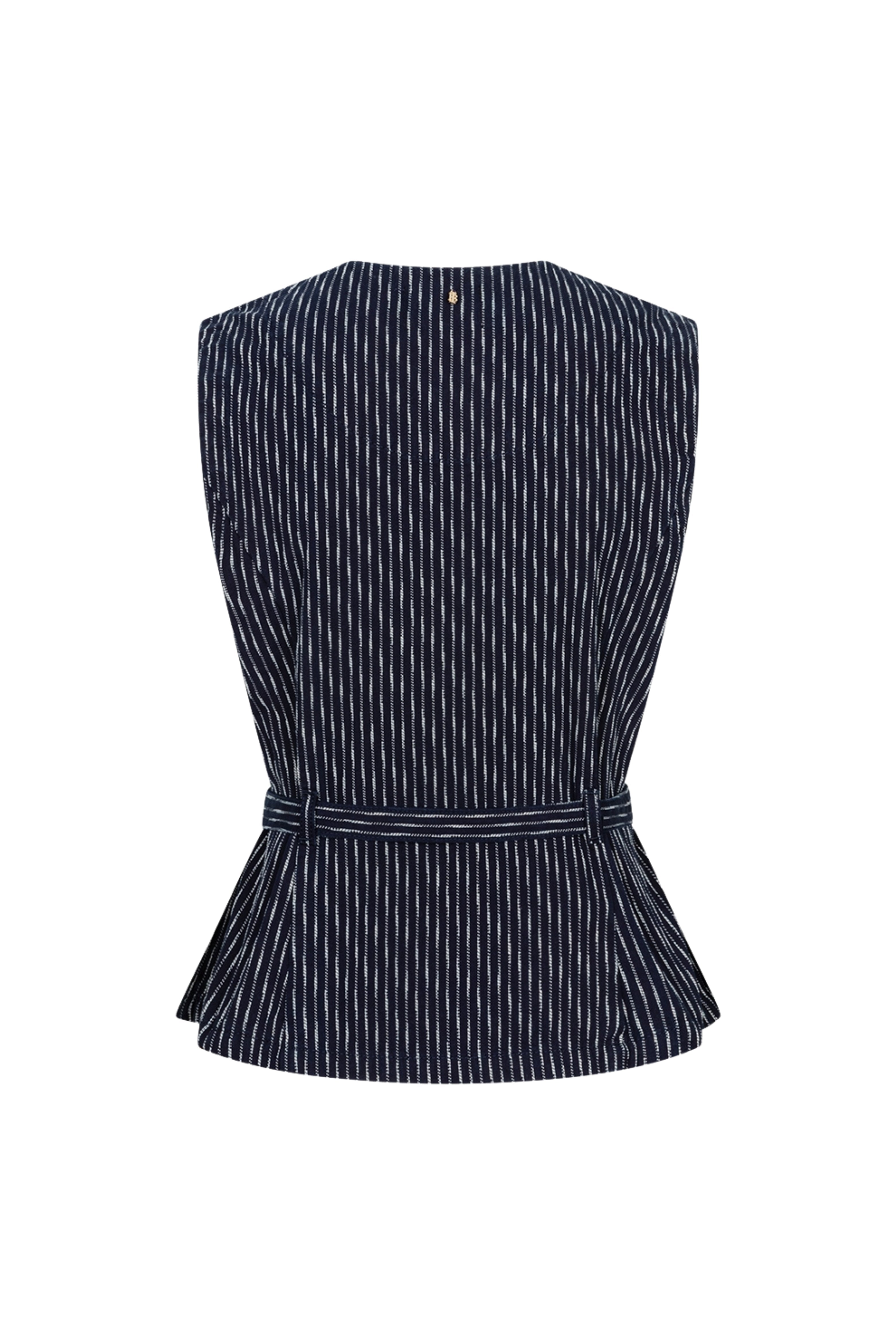 Top Trisia Chalk Stripes