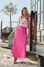 Travel Top Ikat Print Rose 202425