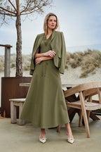 Travel Top Lace Olive 202254
