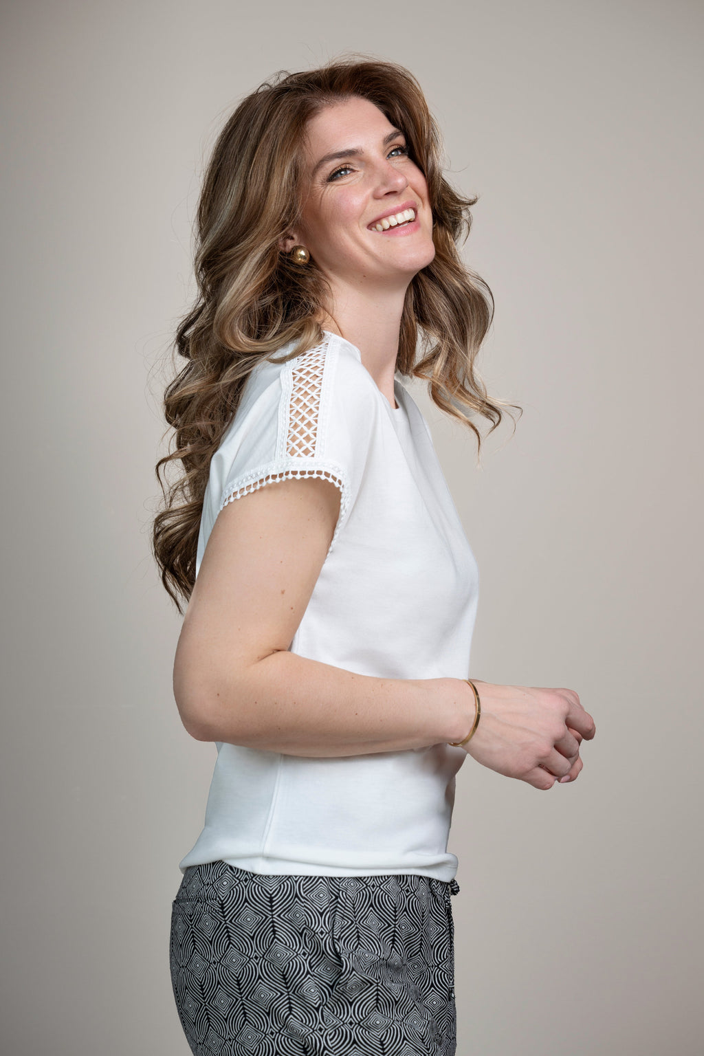 Top Lianne Offwhite