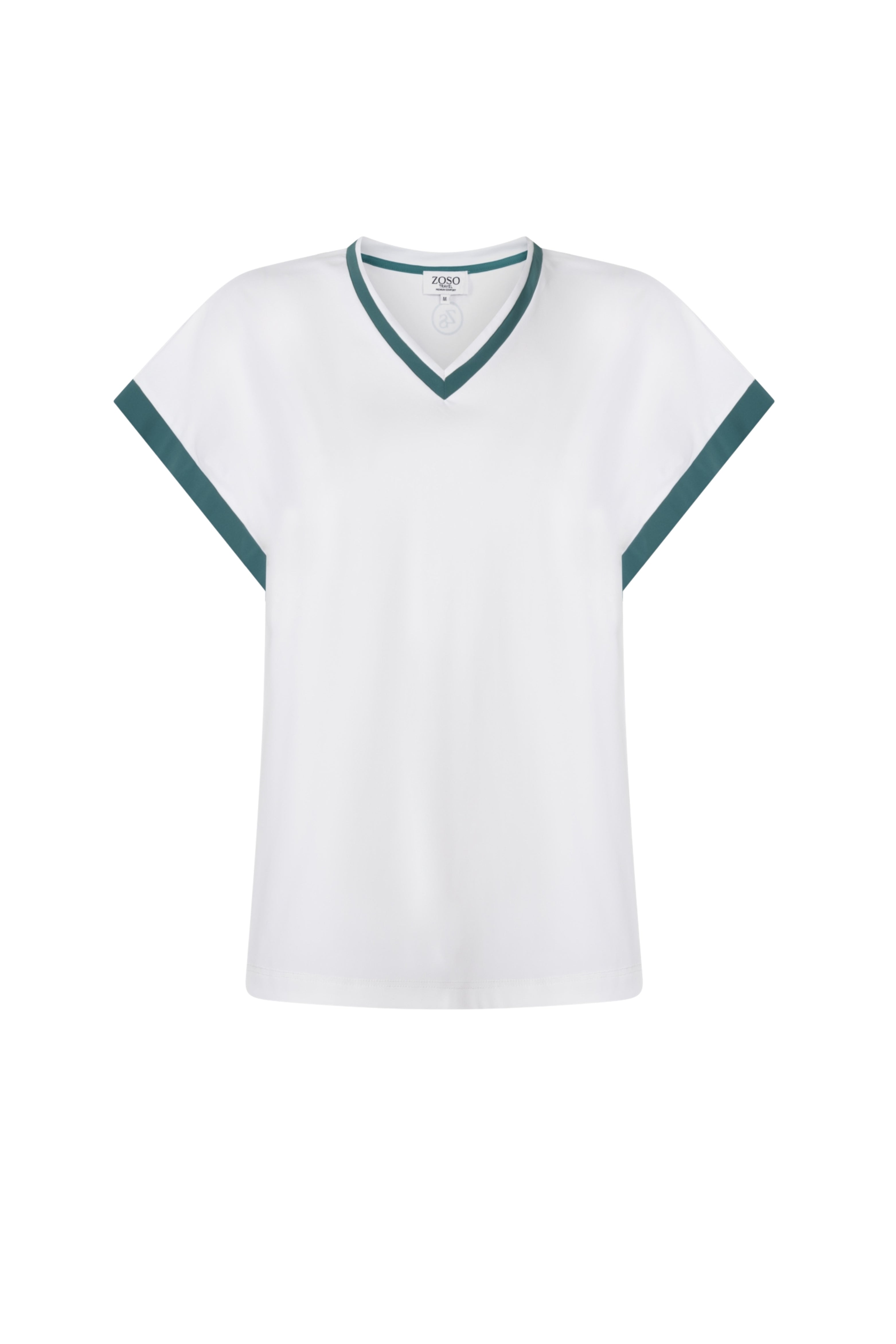 Travel Top Esmee Offwhite Green 263