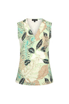 Travel Top Botanical Print Pistachio 202425