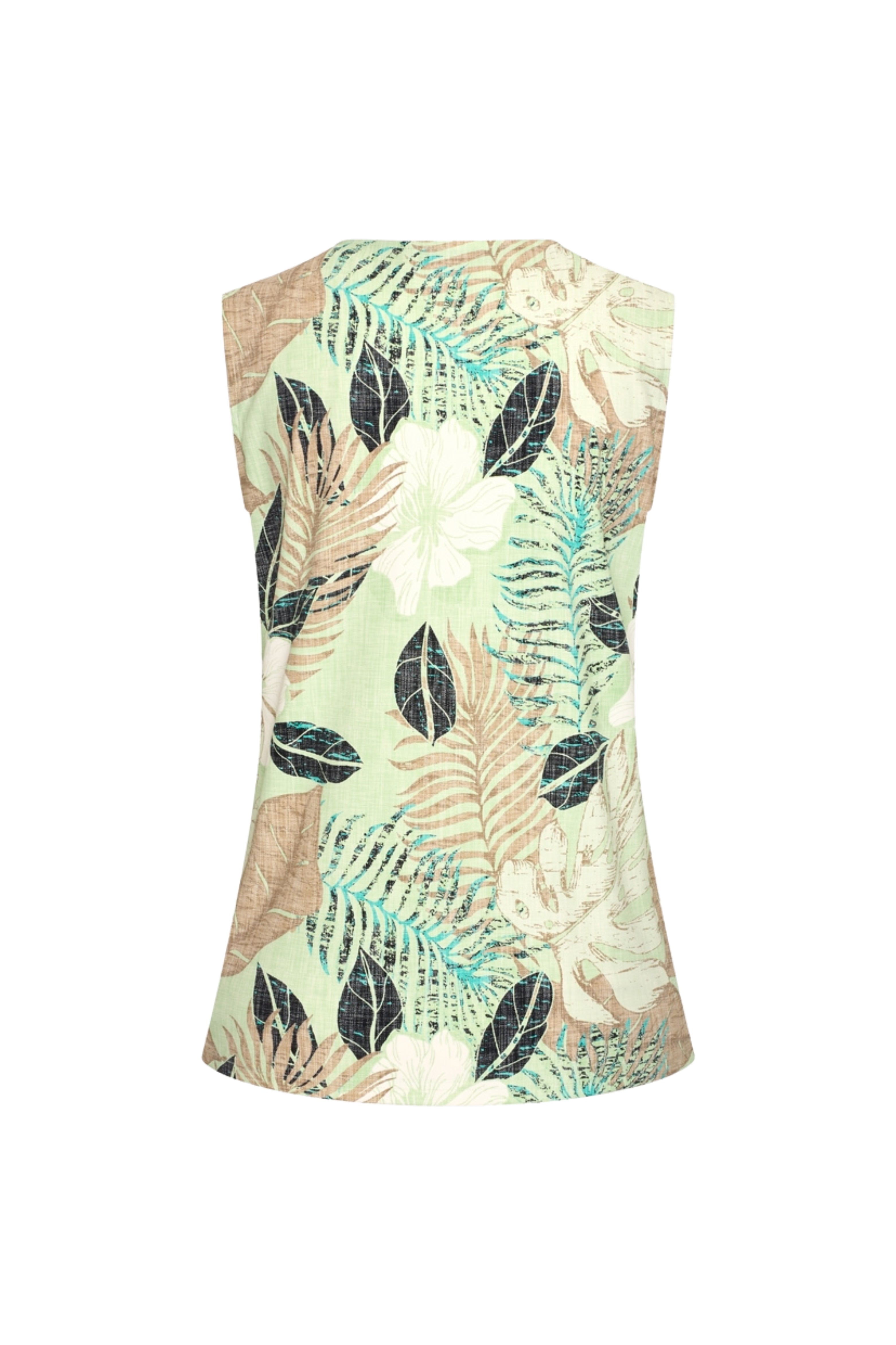Travel Top Botanical Print Pistachio 202425