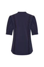 Travel Top Lace Navy 202828
