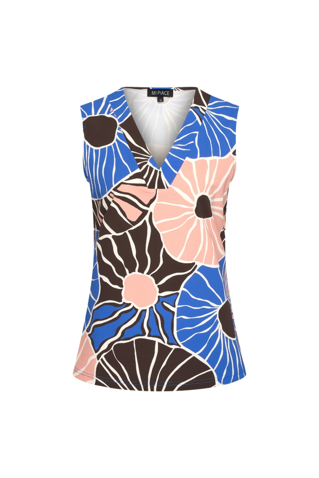 Travel Top Desert Anemone Print Nautic Blue 202425