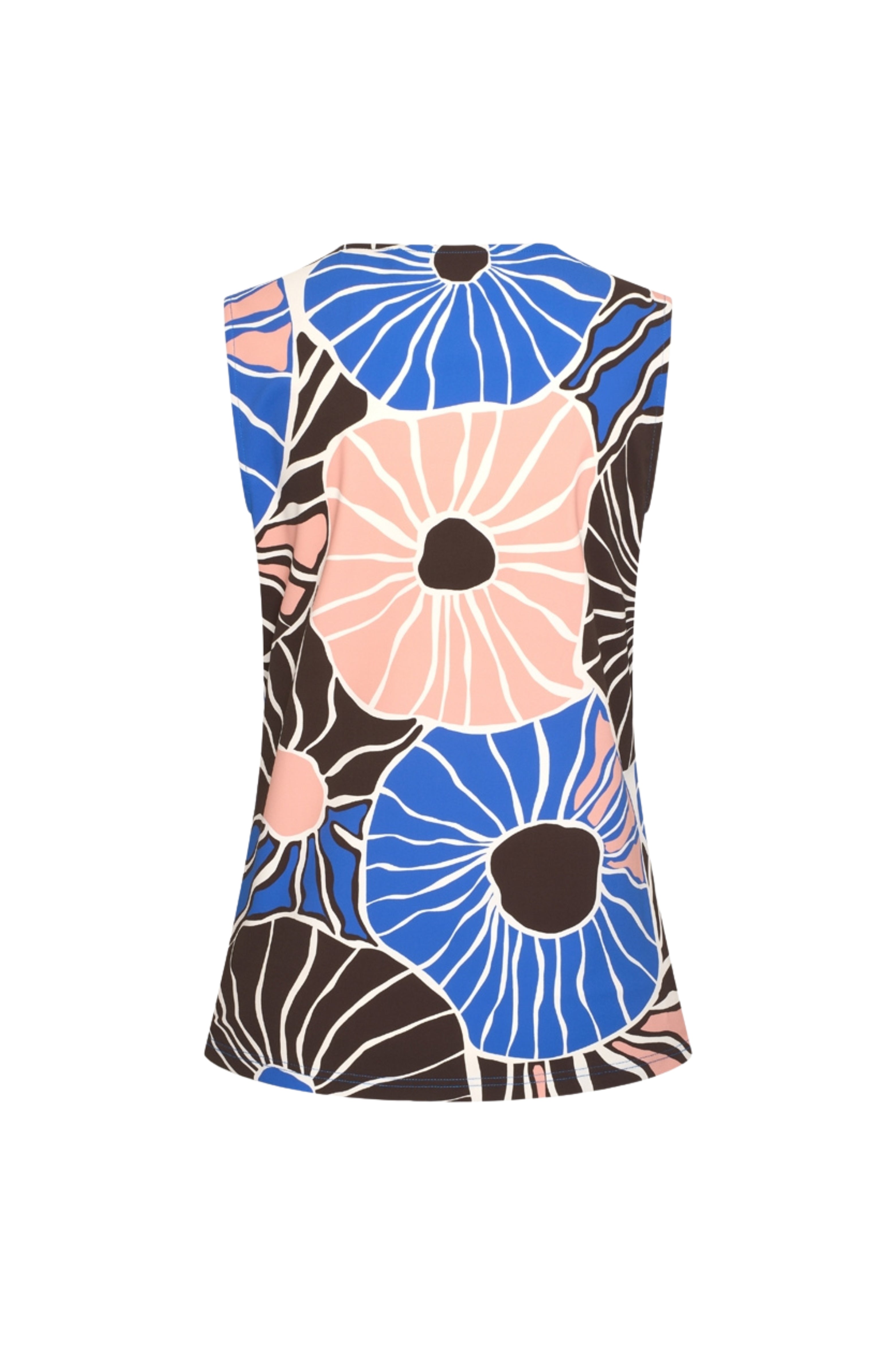 Travel Top Desert Anemone Print Nautic Blue 202425