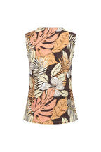 Travel Top Botanical Print Espresso 202425