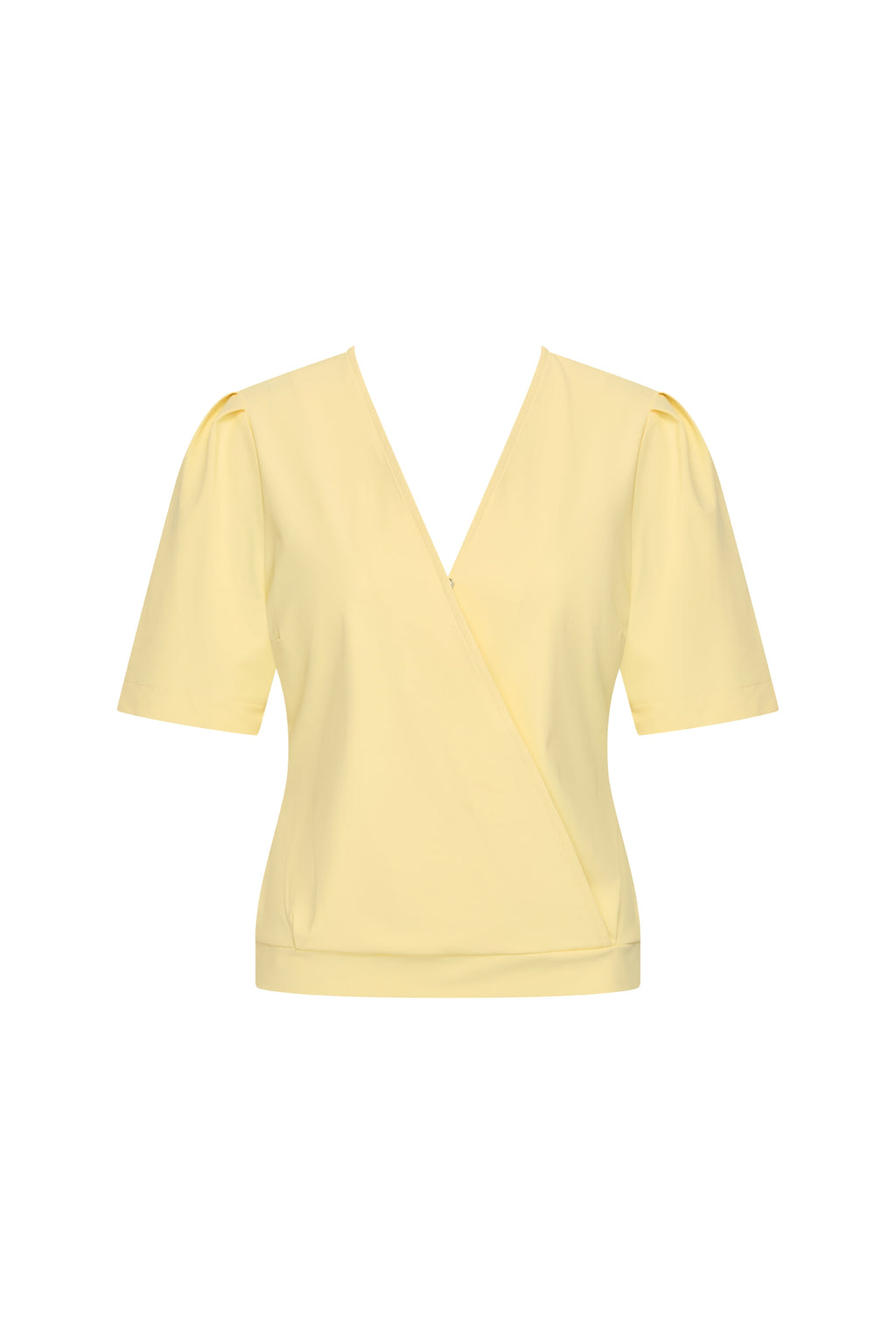 Travel Top Wrap Lemon Yellow 202838
