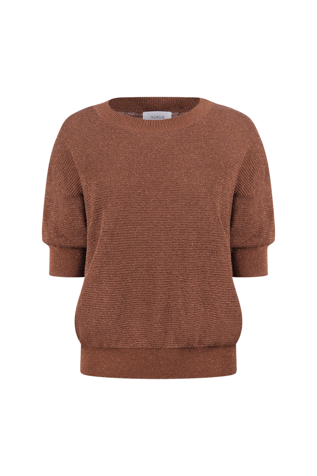 Top Kinty Lurex Espresso NKF01068