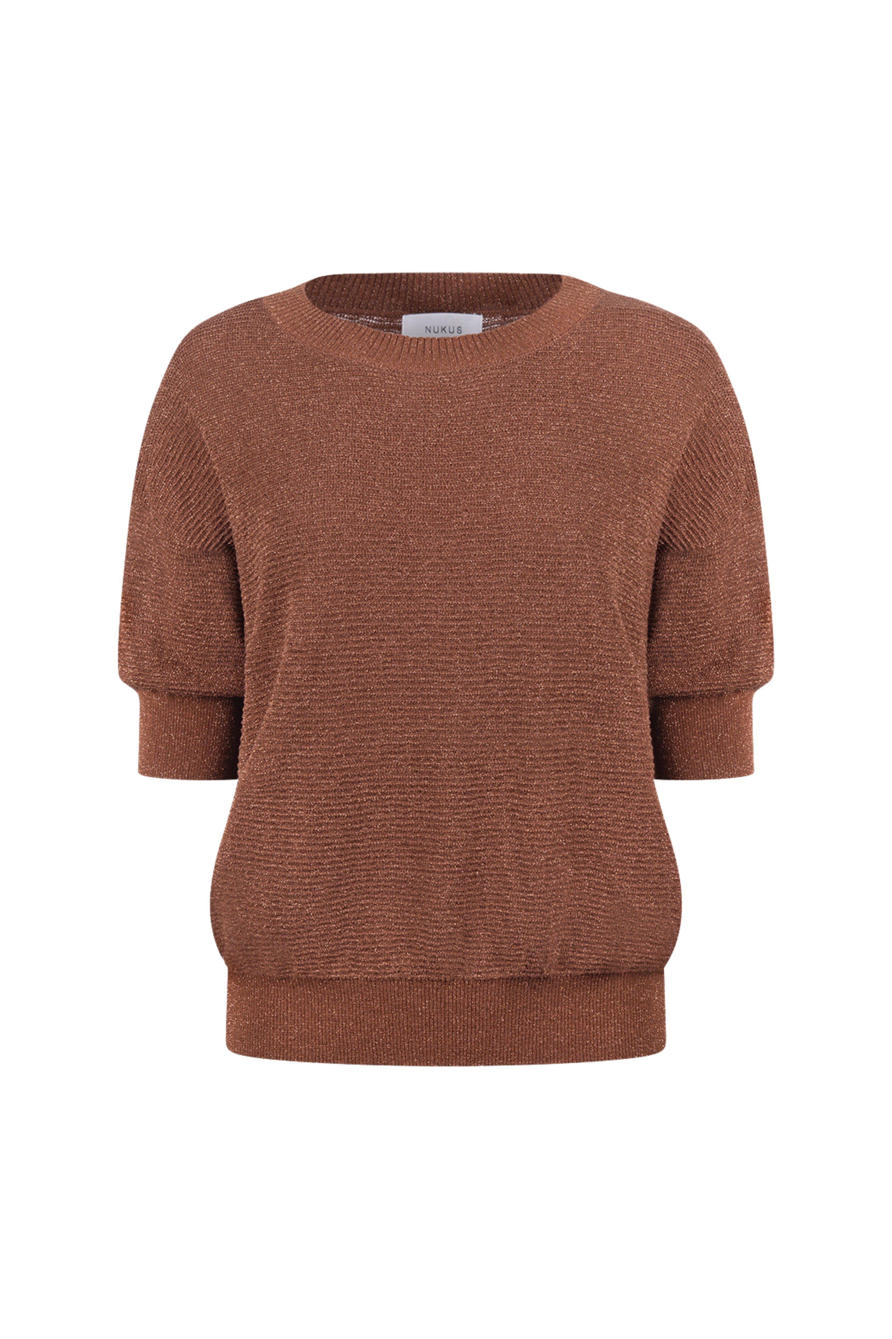 Top Kinty Lurex Espresso NKF01068