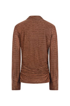Top Gracie Stripe Espresso NKF01081