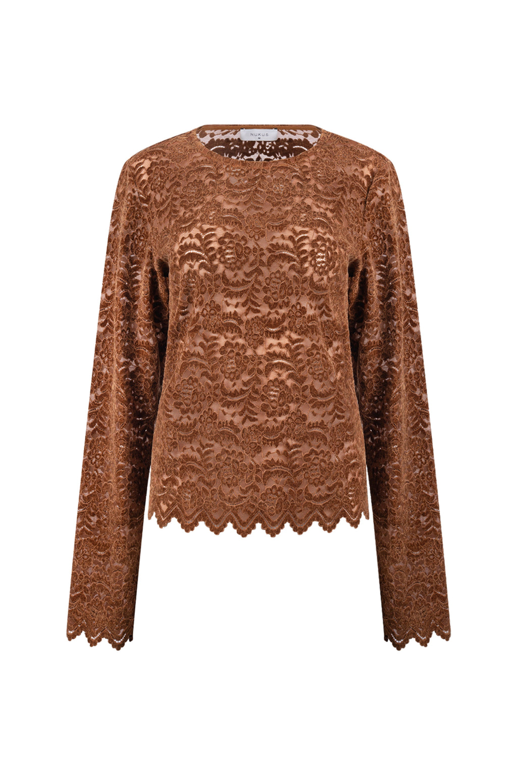 Top Wies Lace Espresso NKF01099