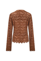Top Wies Lace Espresso NKF01099