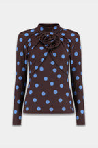 Top Jose Blue Polka Dot AW6T500