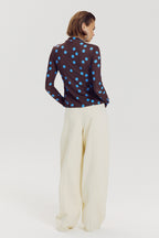 Top Jose Blue Polka Dot AW6T500