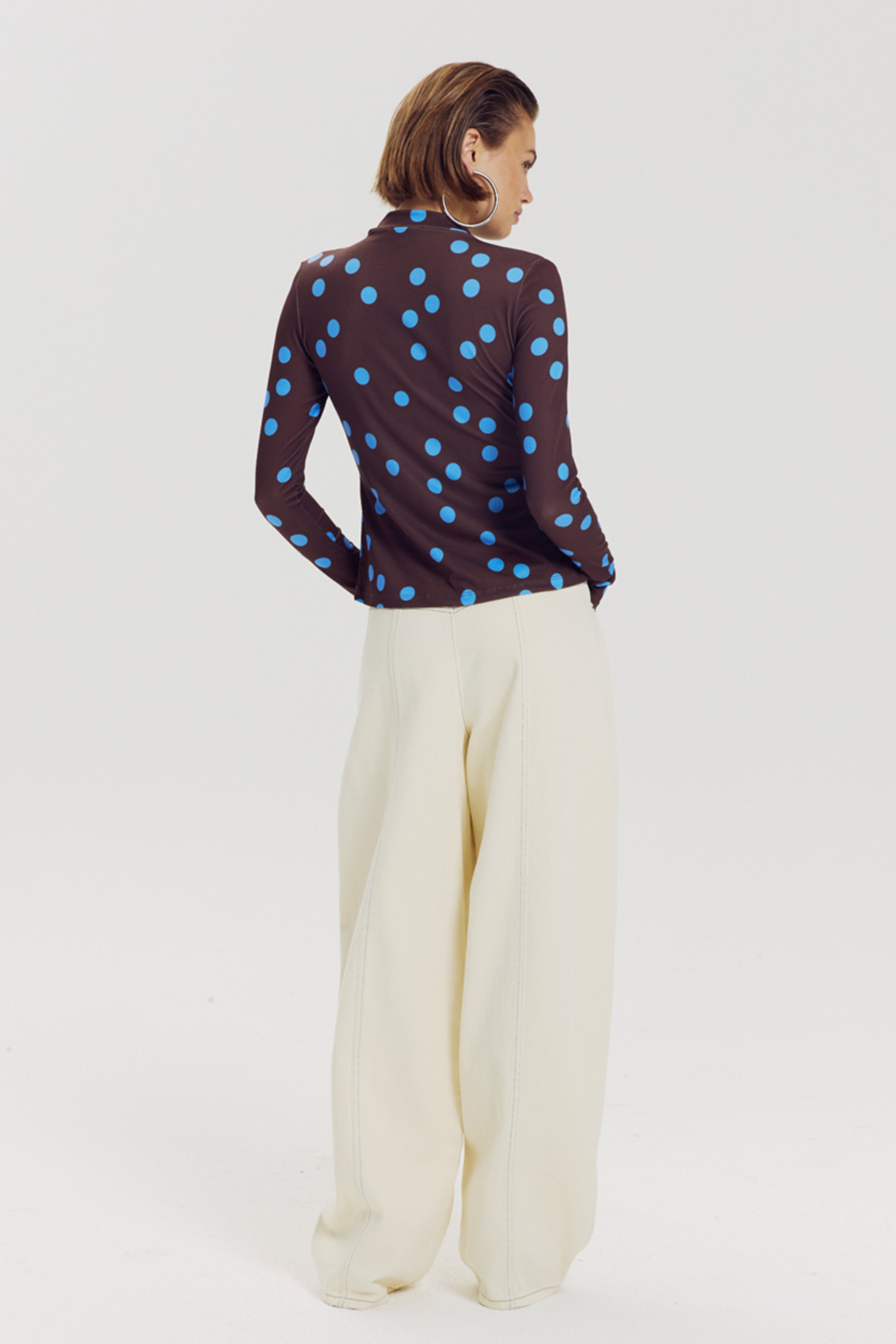 Top Jose Blue Polka Dot AW6T500