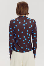 Top Jose Blue Polka Dot AW6T500