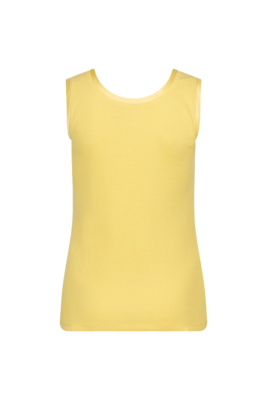 Top Satin Binding Rib Knit Lemon HS26.30208