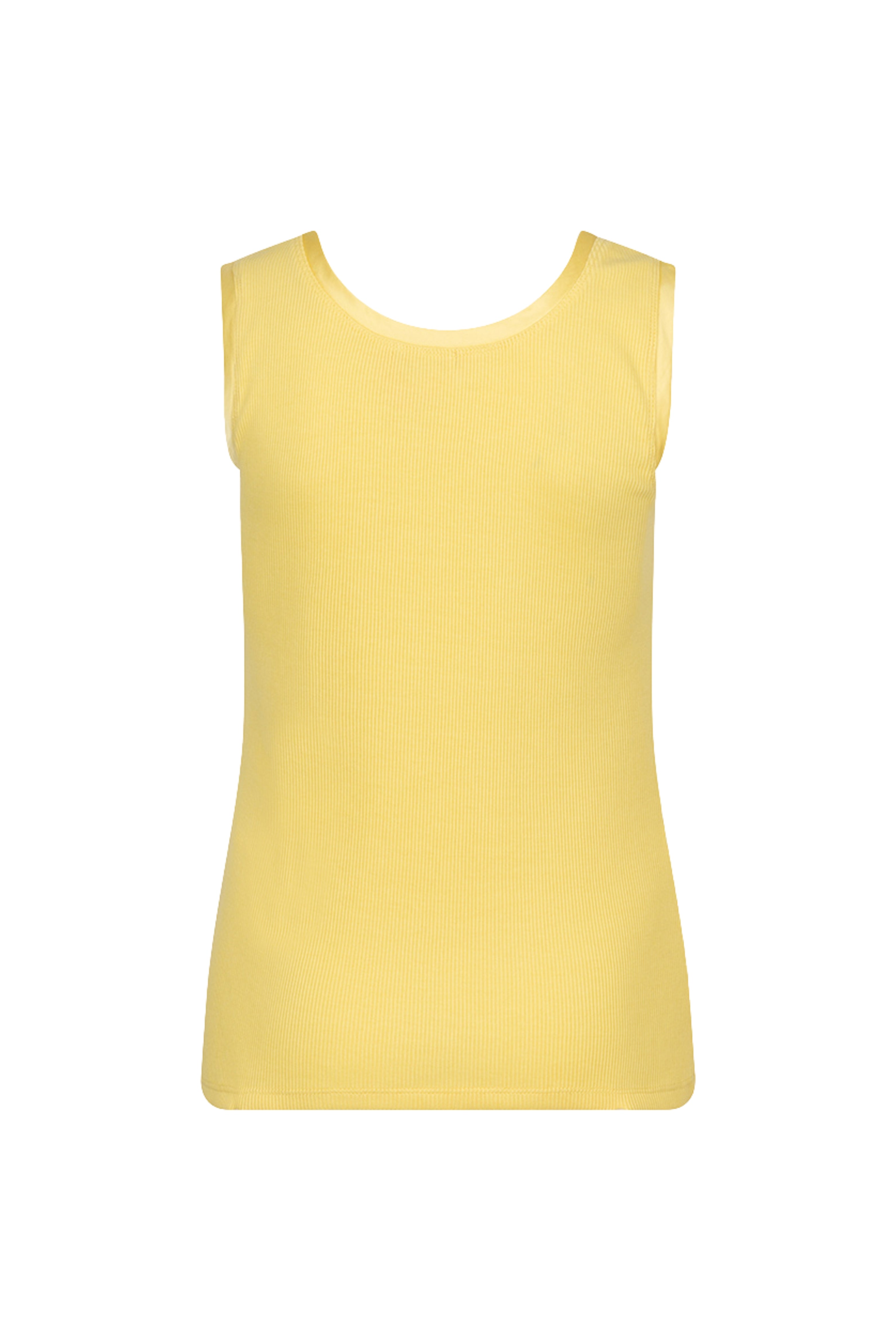 Top Satin Binding Rib Knit Lemon HS26.30208